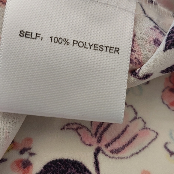 LEX & MADISON WOMEN'S FLORAL SLEEVELESS BLOUSE V-NECK FLOWY TANK TOP M - Picture 4 of 7